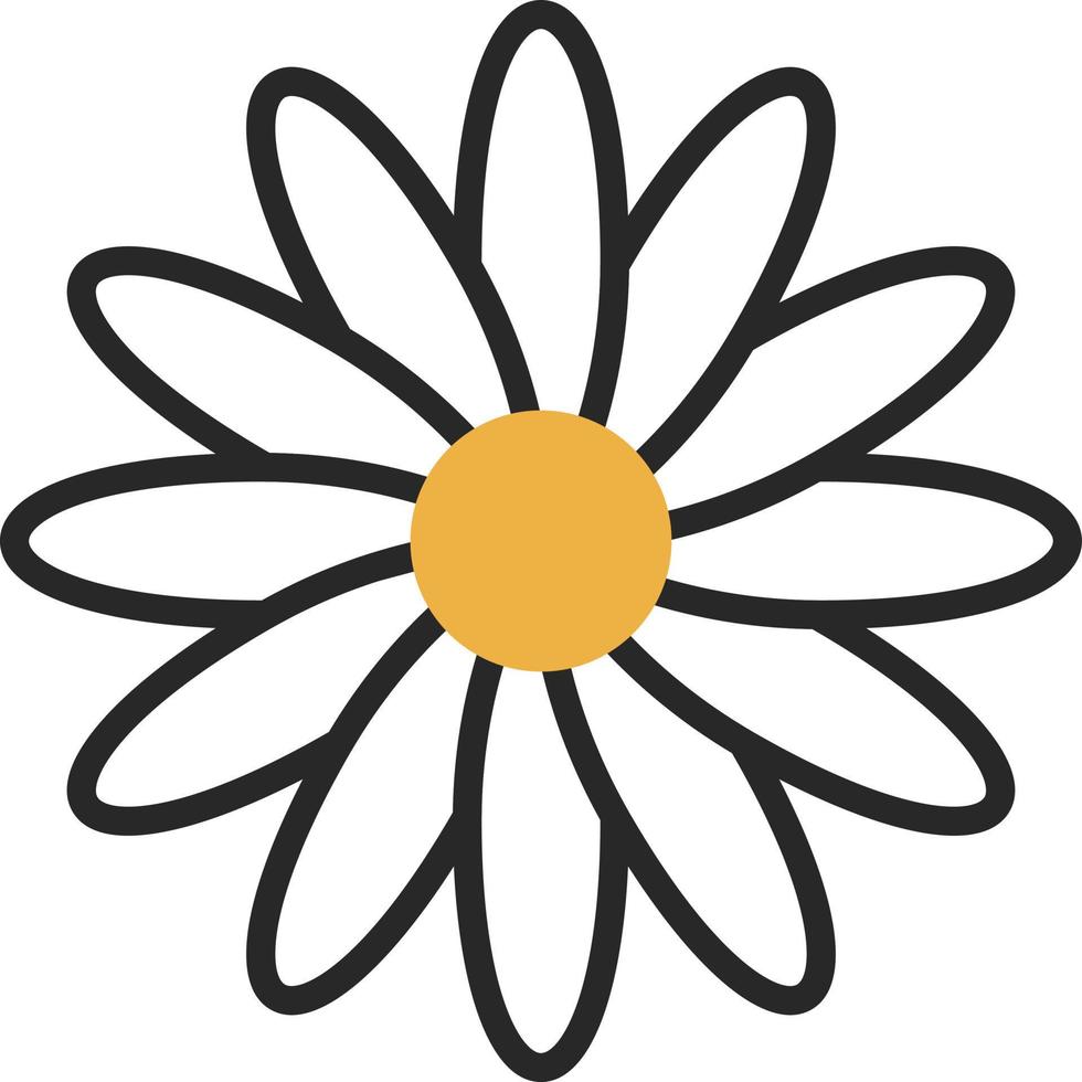 Calendula Vector Icon Design