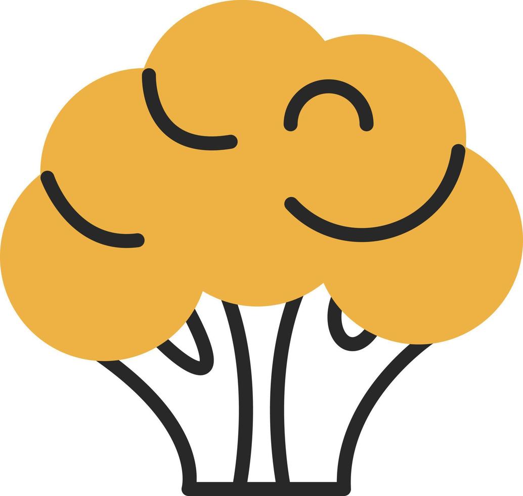 Broccoli Vector Icon Design