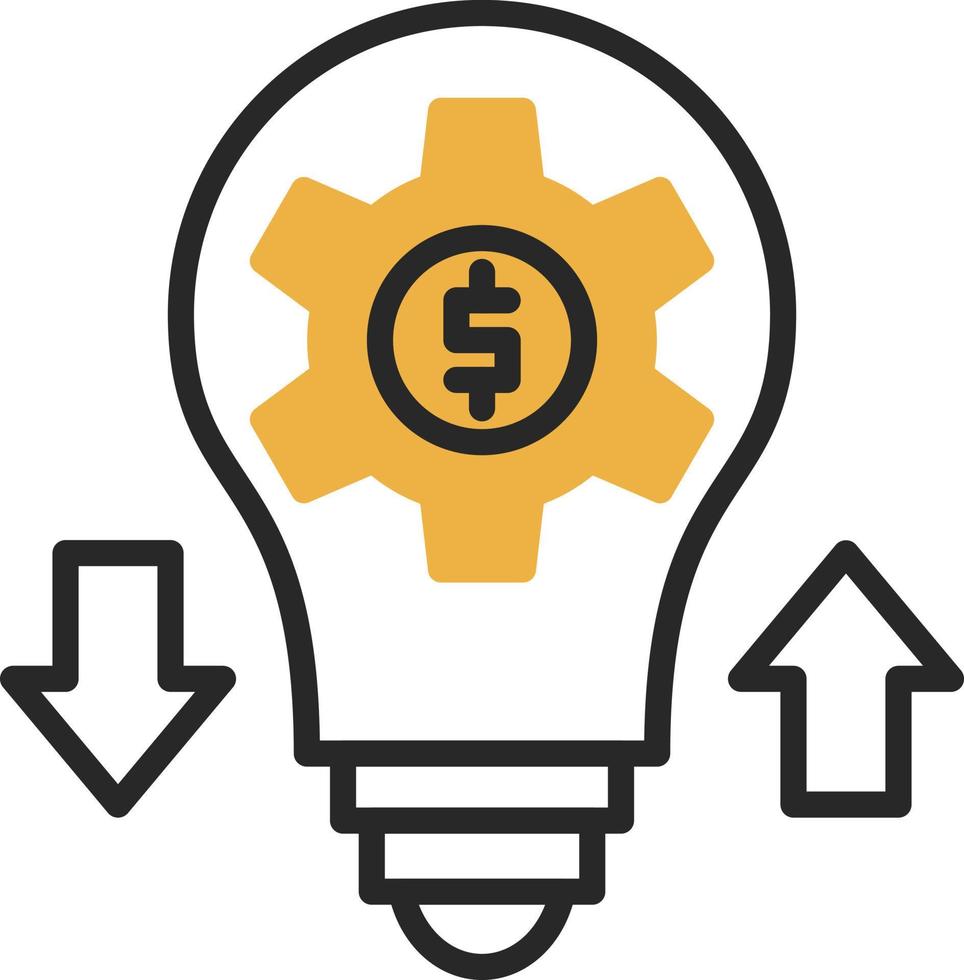 Project Revenue Vector Icon Design