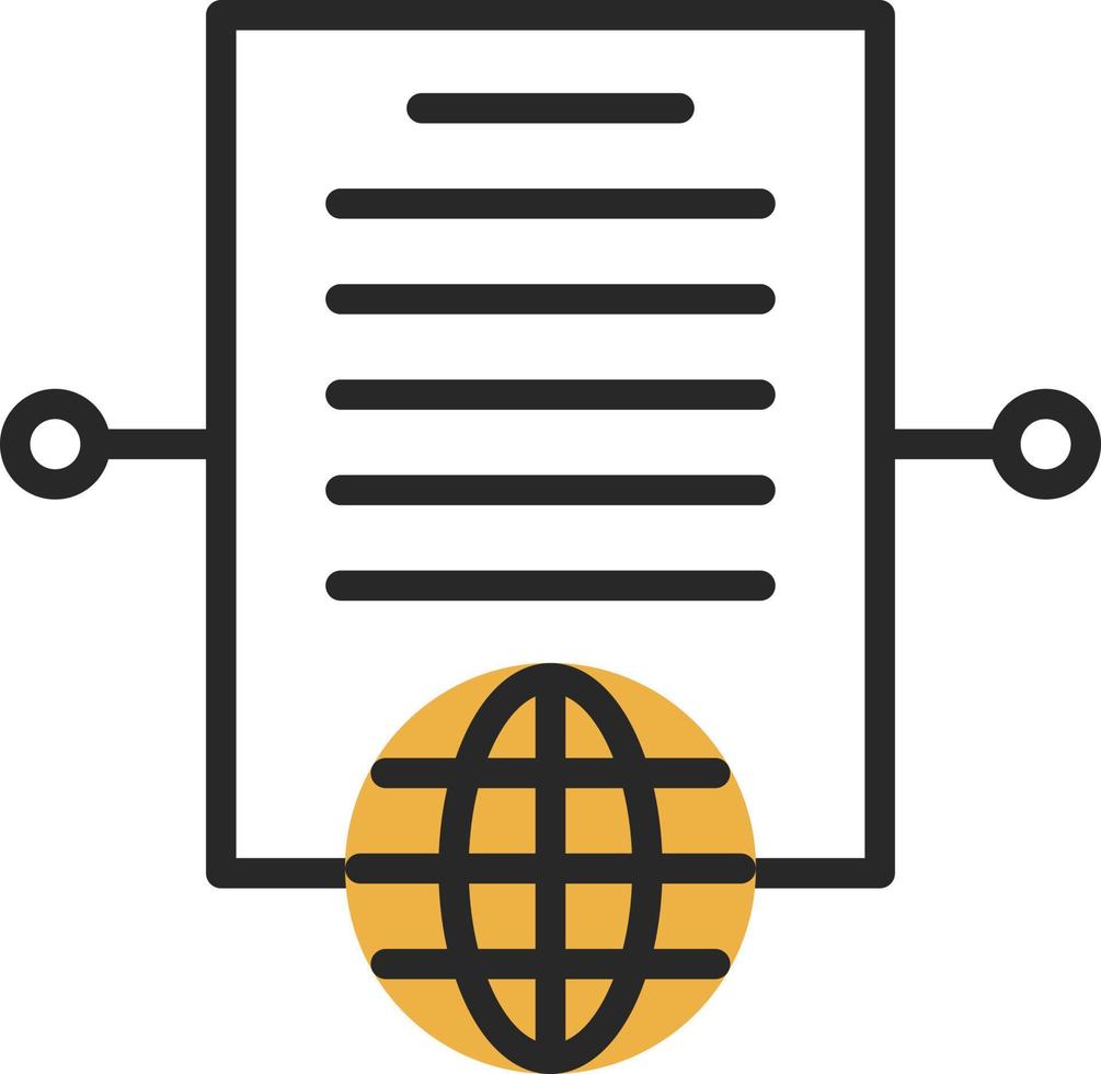 Binding Corporate Rules Vector Icon Design