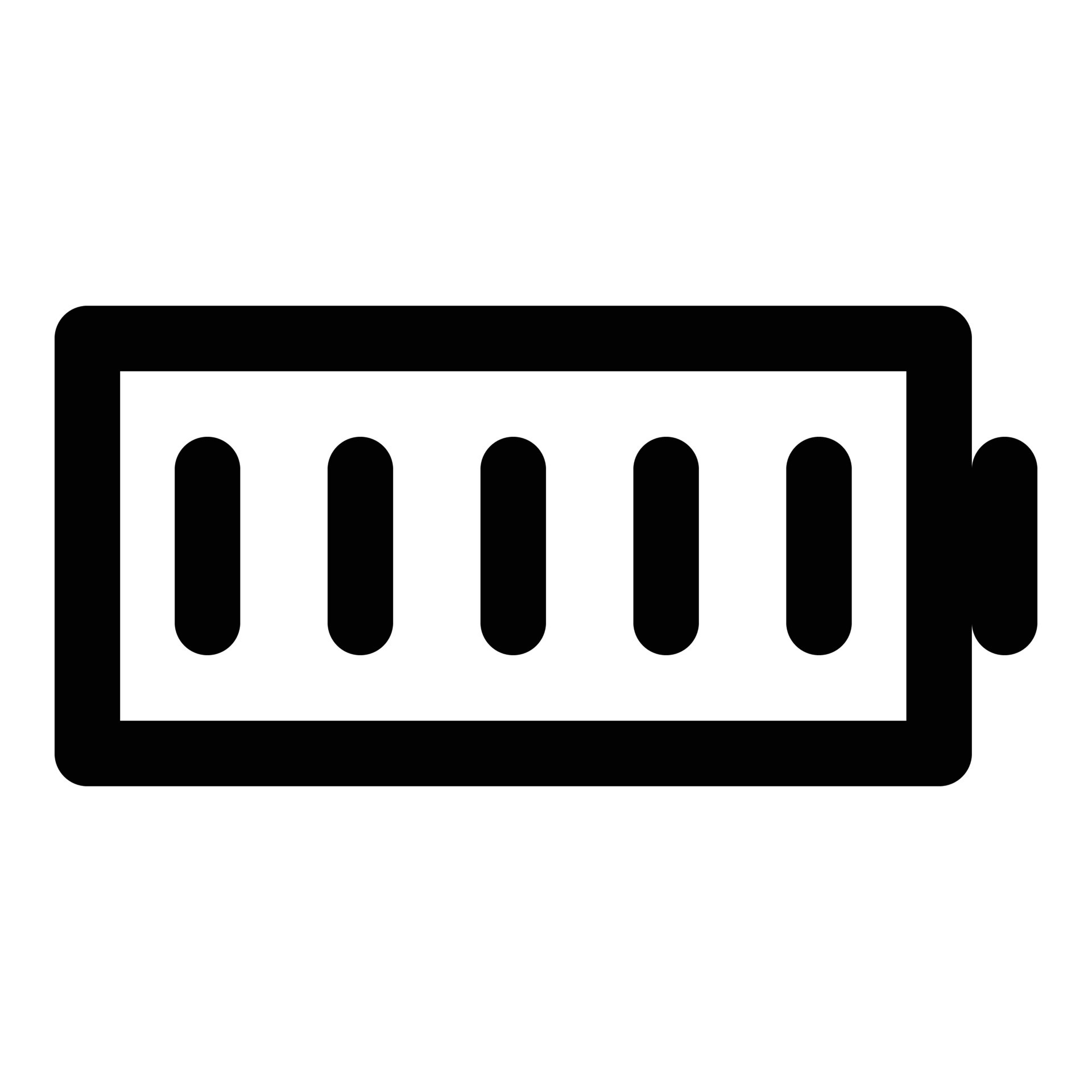 battery bar icon for web ui design 20790846 Vector Art at Vecteezy