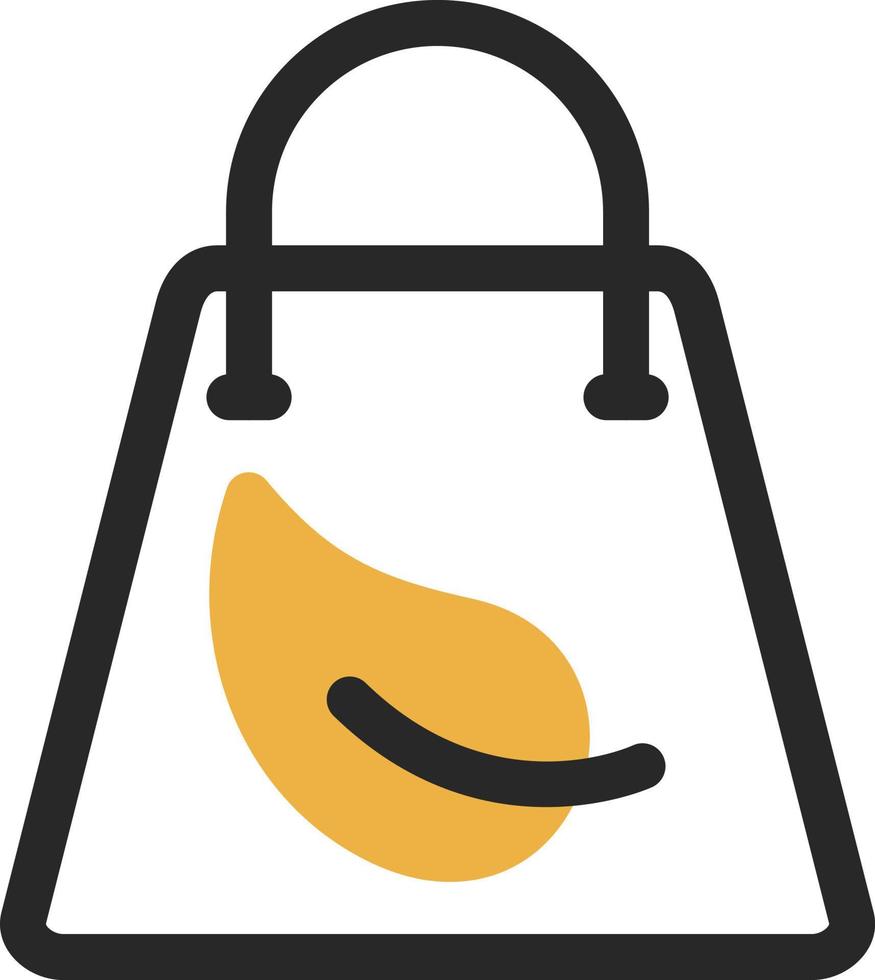 Eco Bag Vector Icon Design