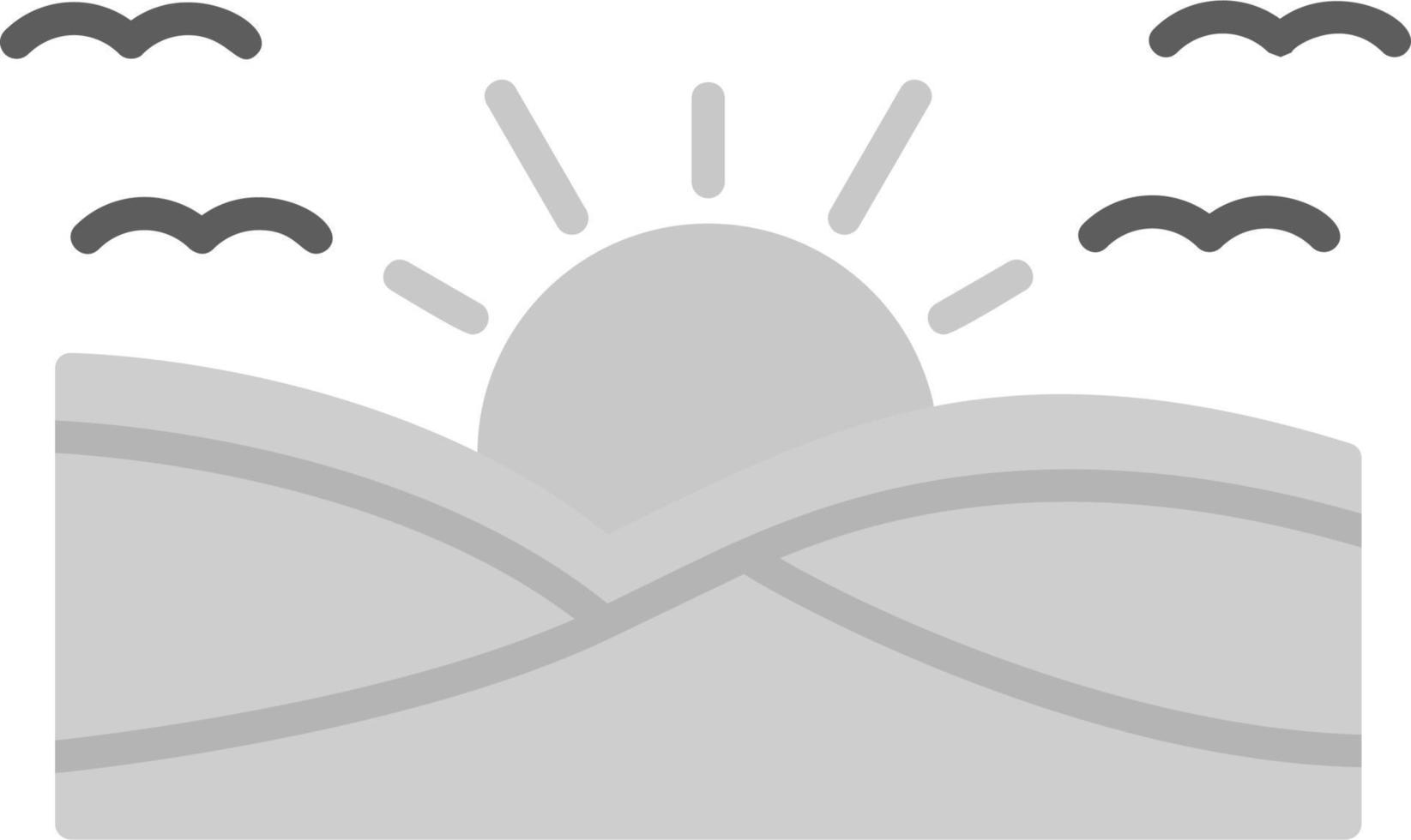 sunset Vector Icon