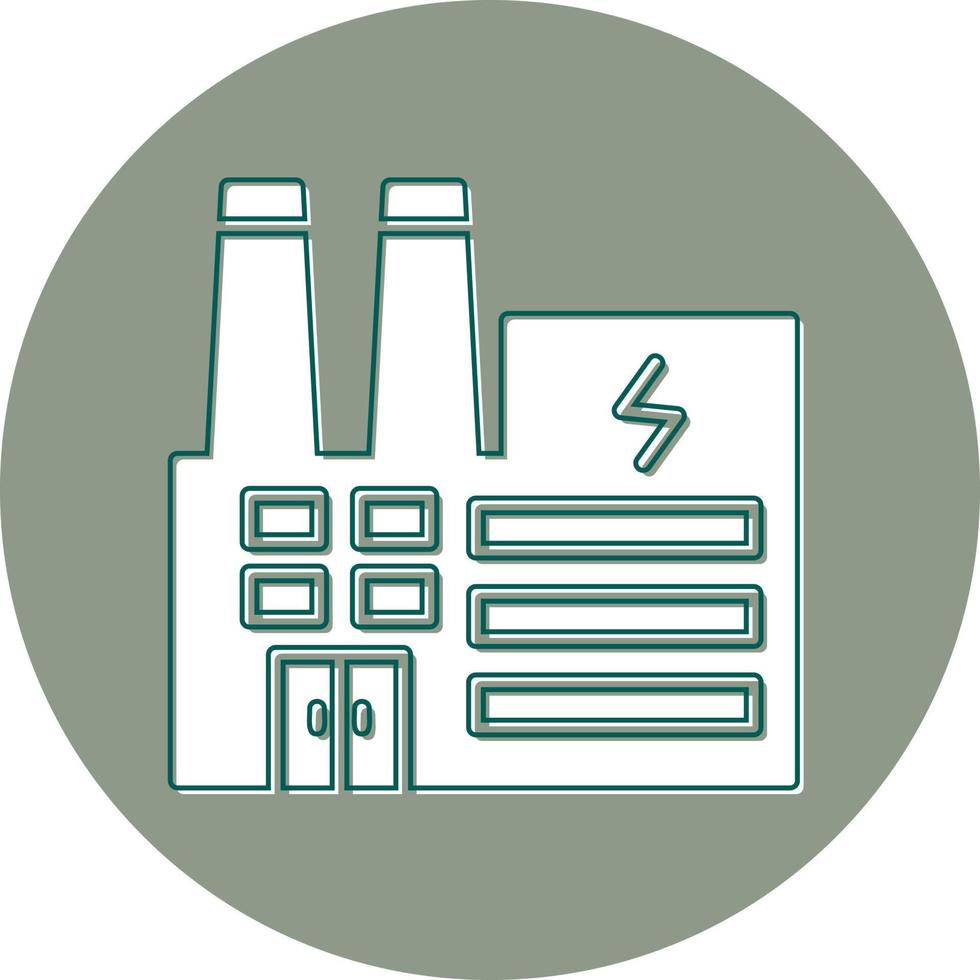 Electric Factory Vector Icon