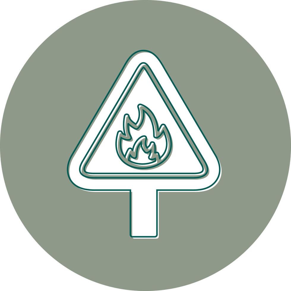 Flammable Vector Icon