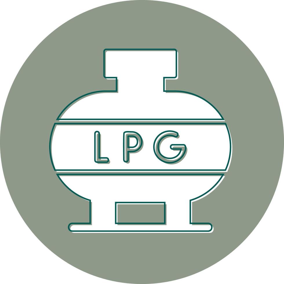 Liquefied Petroleum Gas Vector Icon