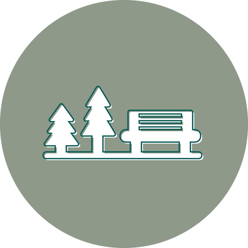 Rest Area Vector Icon
