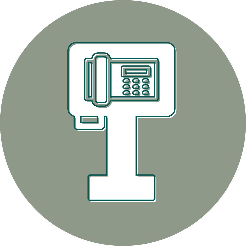 Public Phone Vector Icon