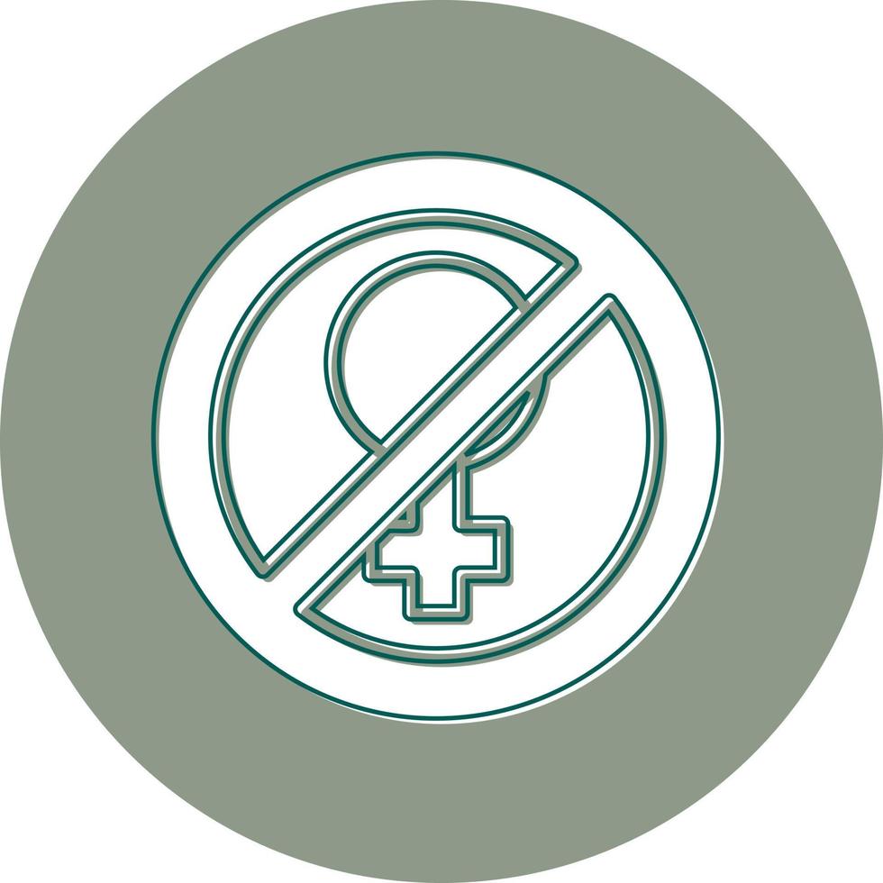 Stop violence Against Women Vector Icon