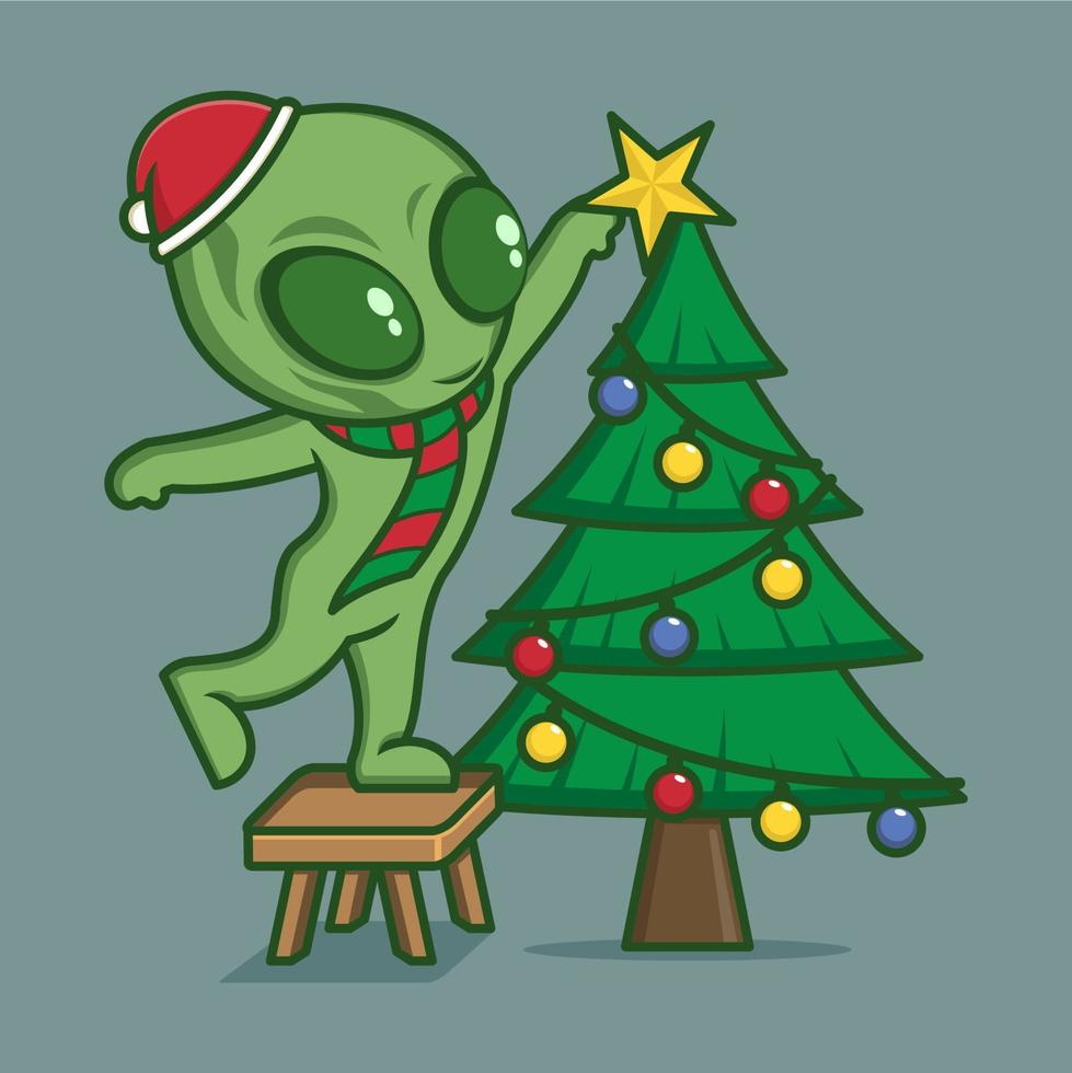 Alien Christmas Vector Art, Icons, and Graphics for Free Download