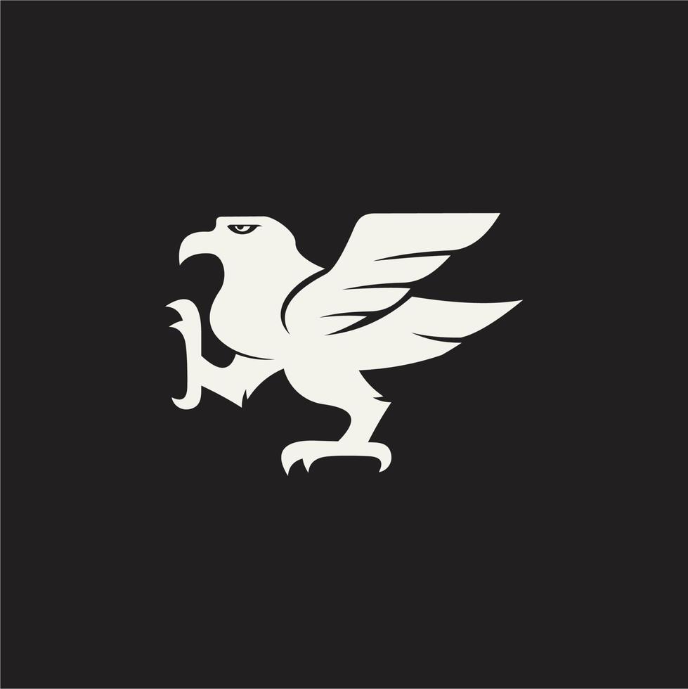 eagle simple logo vector