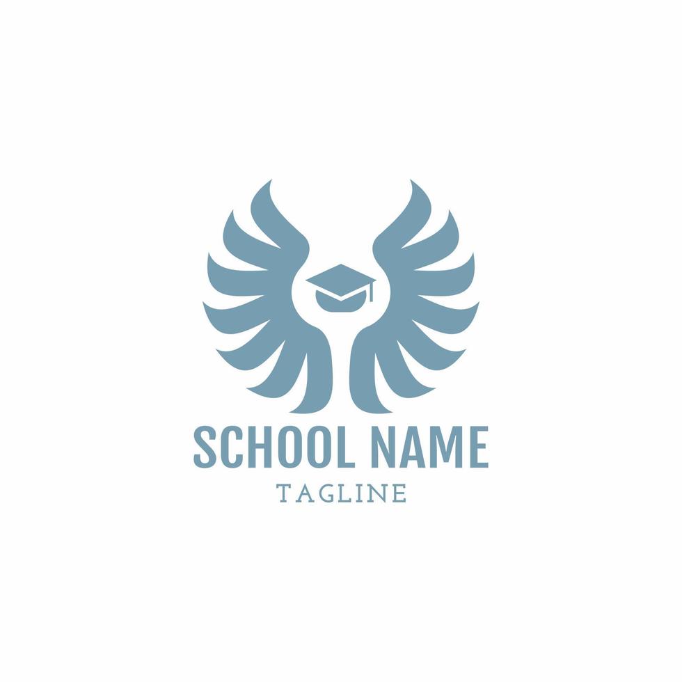 student wings simple logo vector