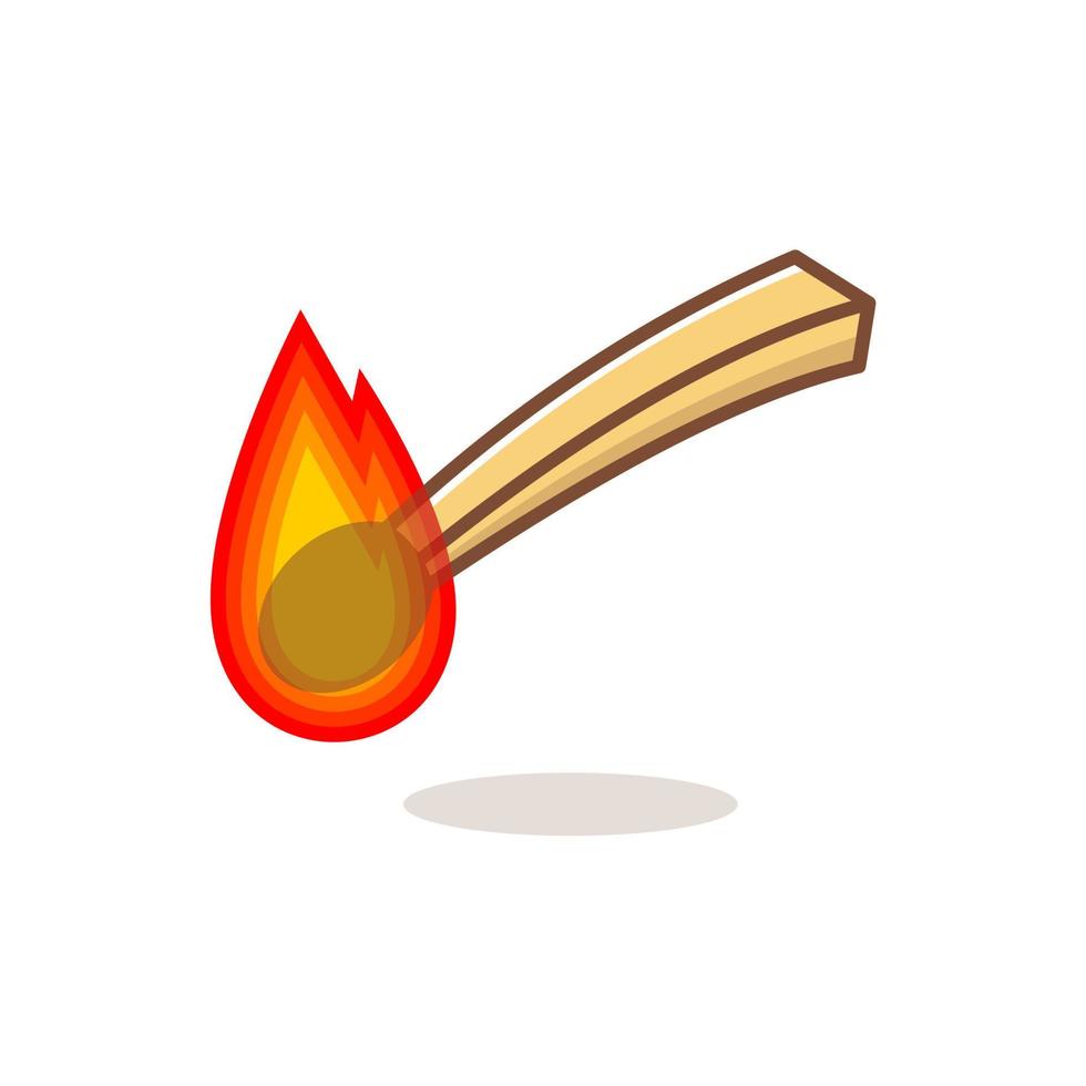 cute cartoon lighter vector