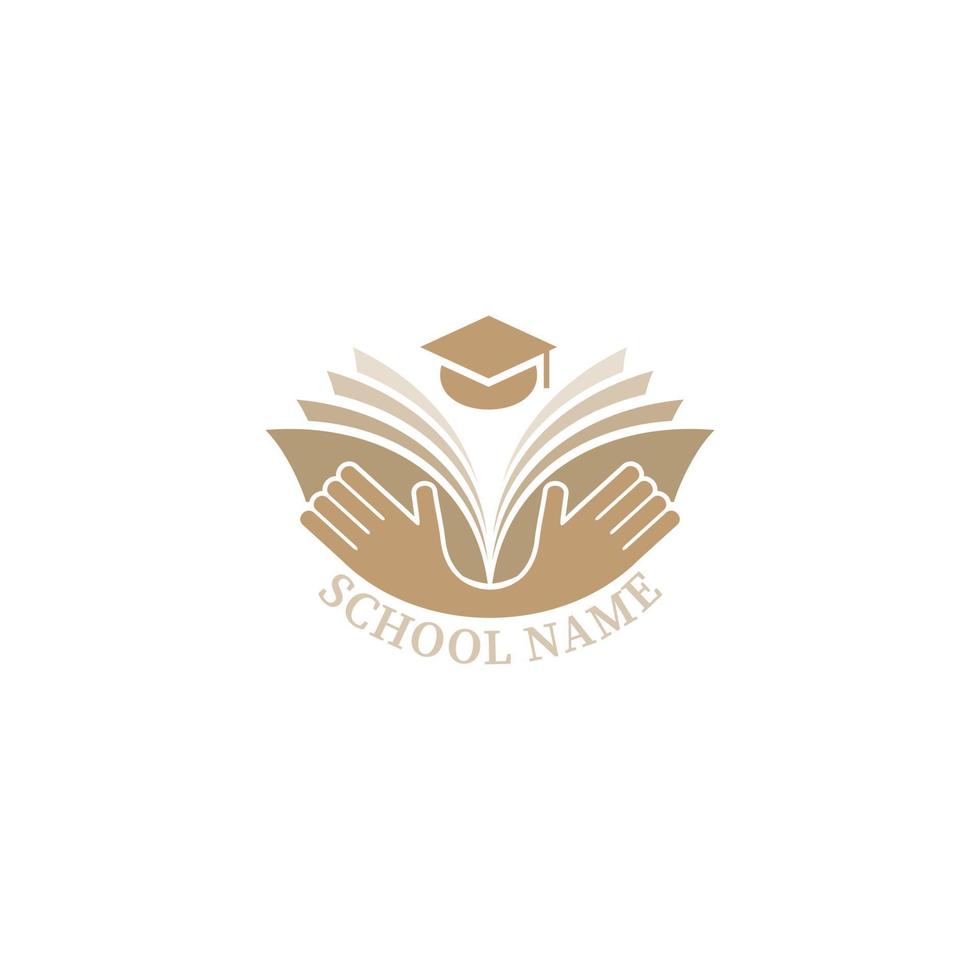 education simple logo vector