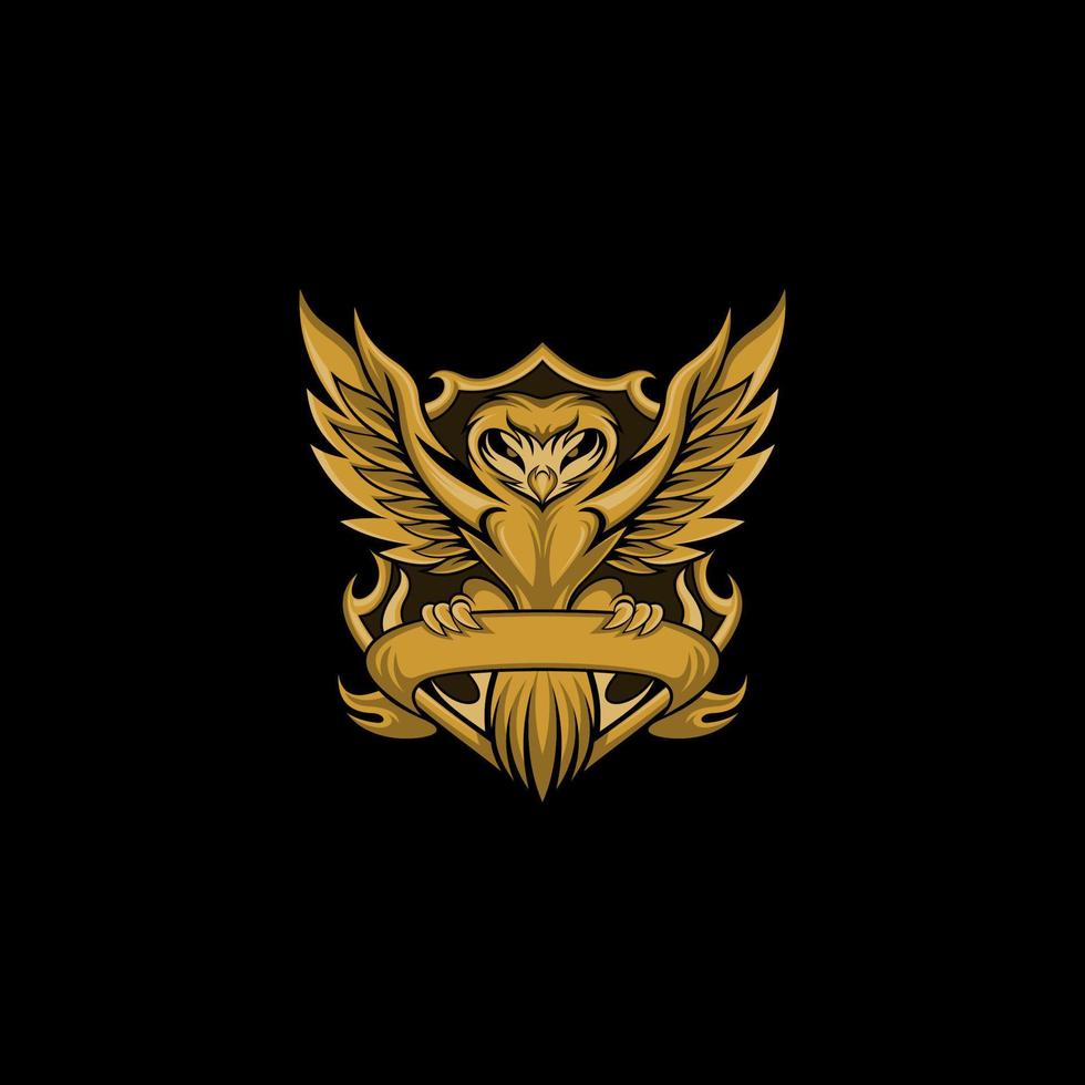 owl simple logo vector