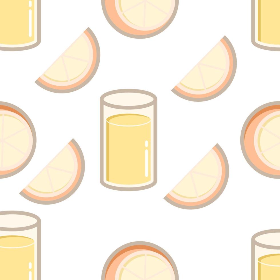 cartoon orange pattern vector