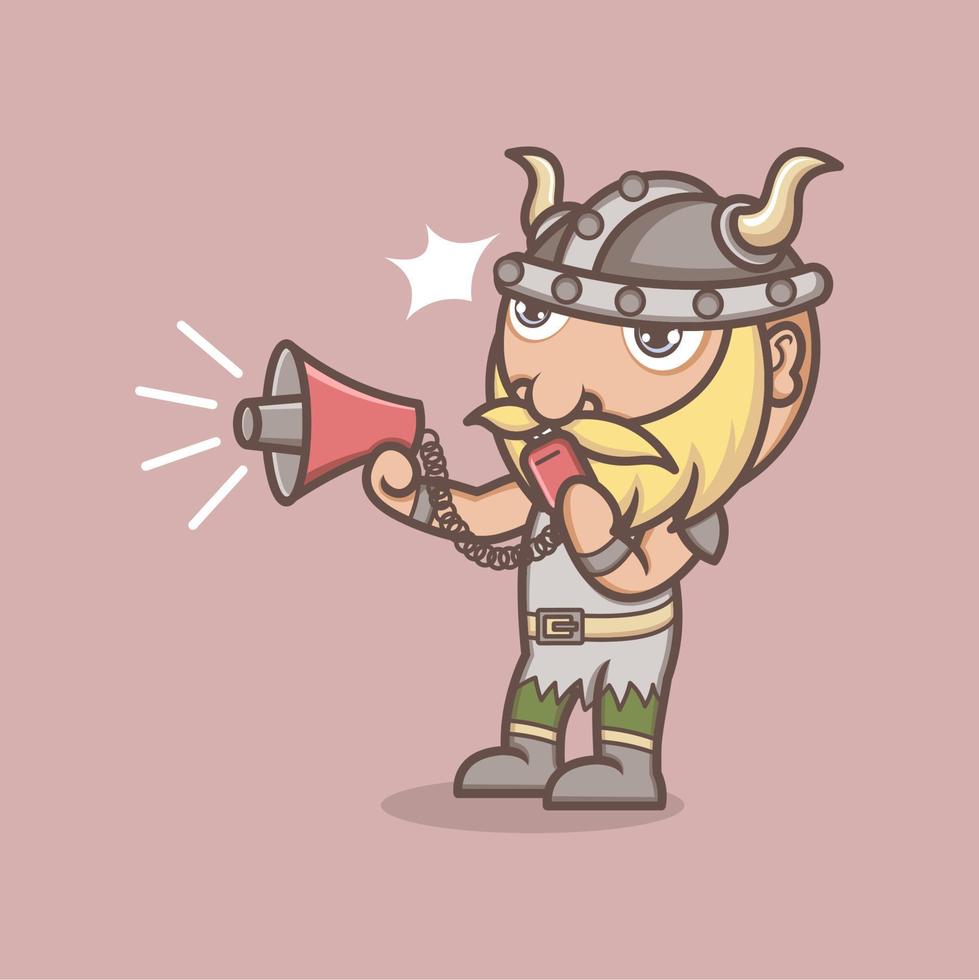 cute cartoon vikings vector