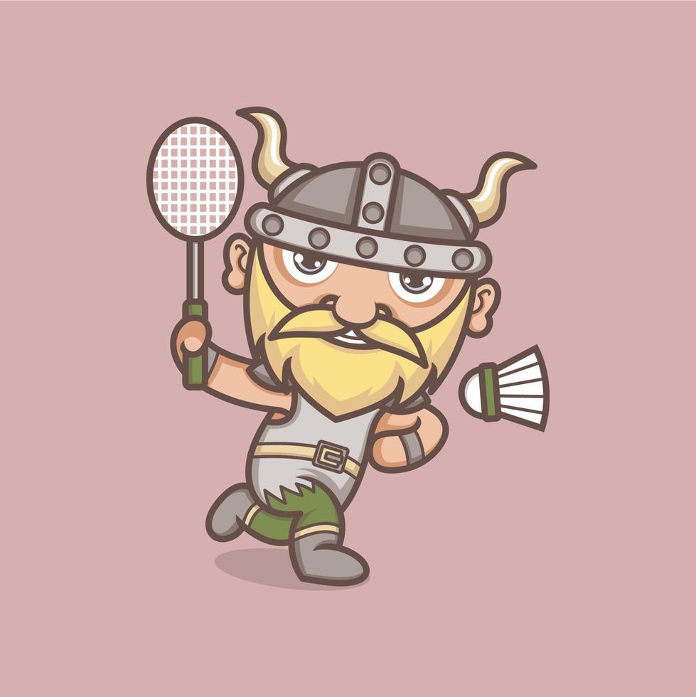 cute cartoon vikings vector