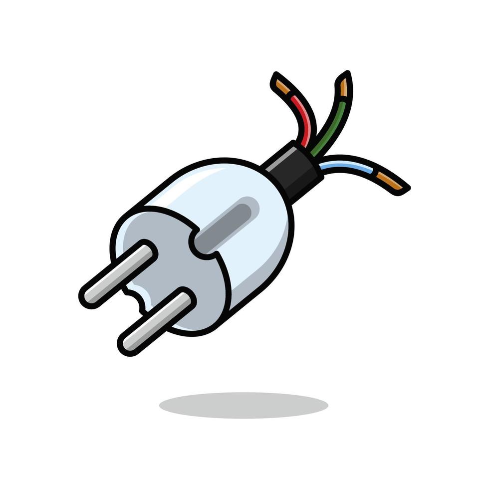 cute cartoon power jack vector