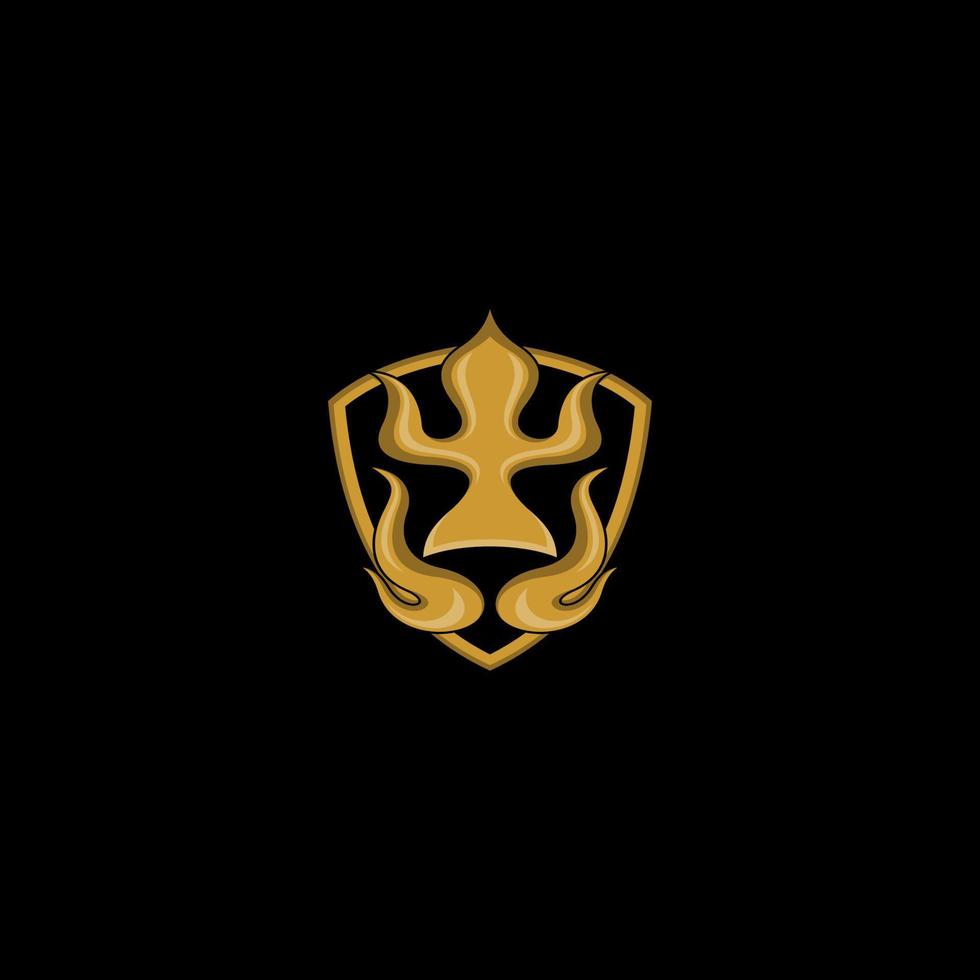 león sencillo logo vector