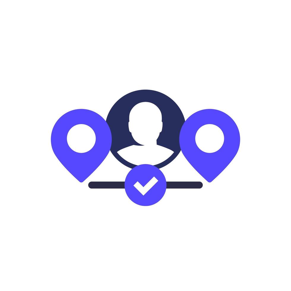 relocate or relocation icon on white vector