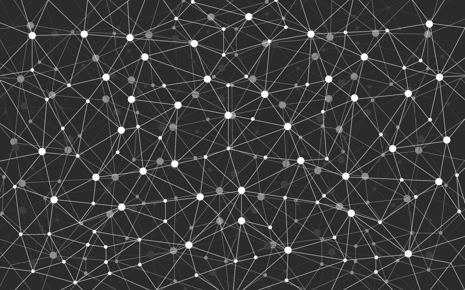 Geometric Connection Background, Vector Illustration