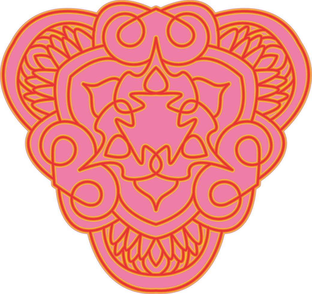3D Mandala Multilayered Cut File SVG vector