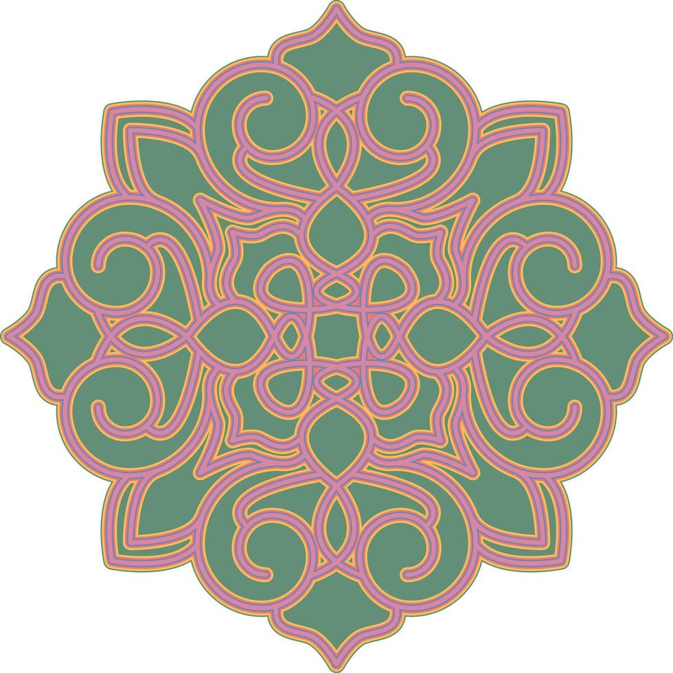 3D Mandala Multilayered Cut File SVG vector