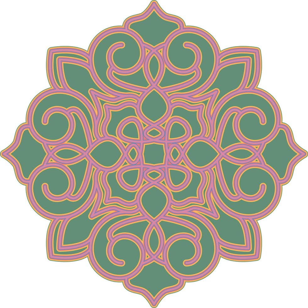 3D Mandala Multilayered Cut File SVG vector