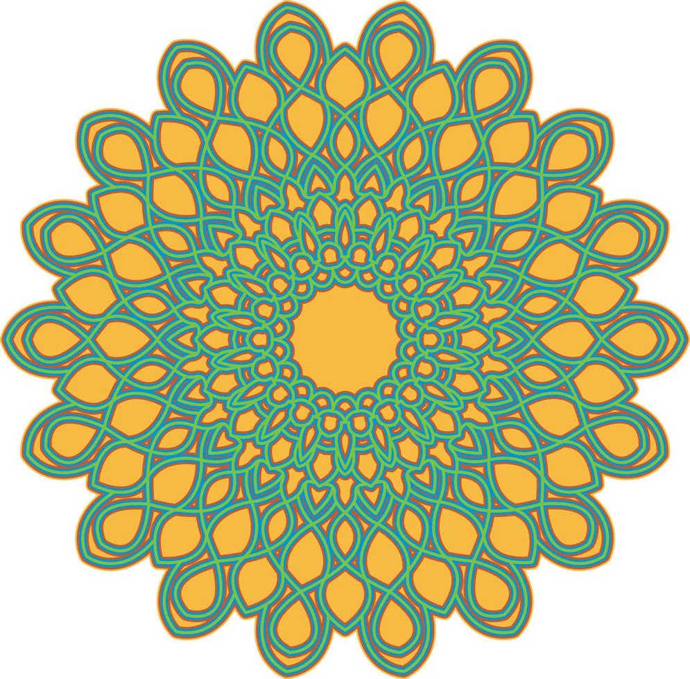 3D Mandala Multilayered Cut File SVG vector