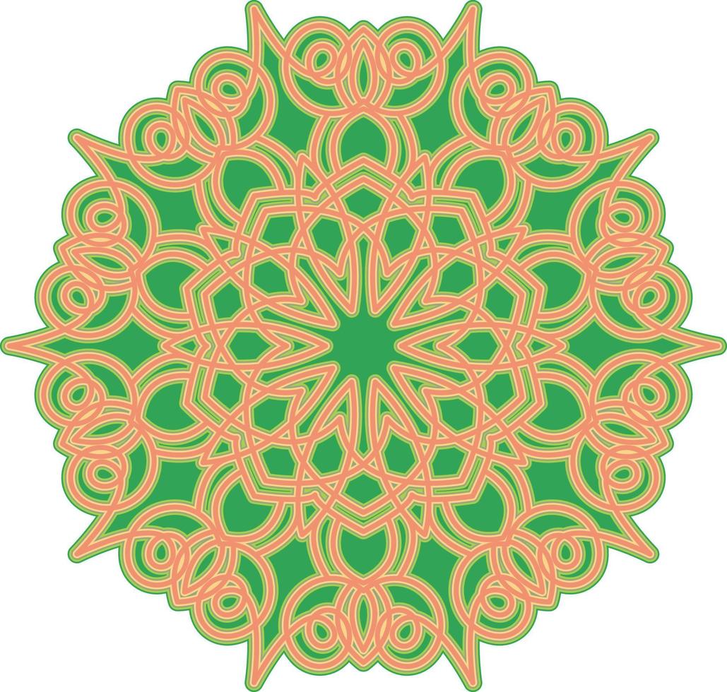 3D Mandala Multilayered Cut File SVG vector