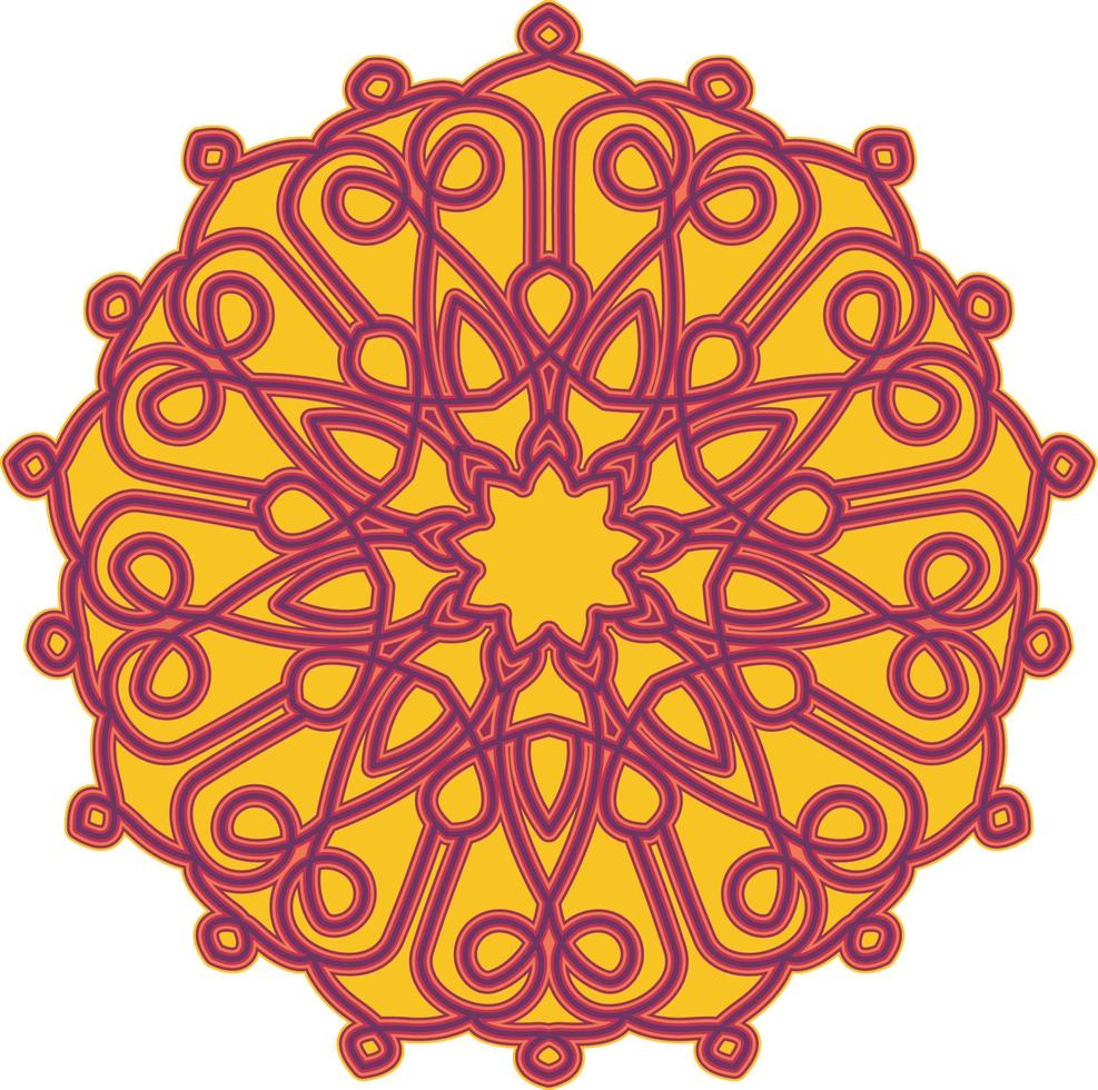 3D Mandala Multilayered Cut File SVG vector