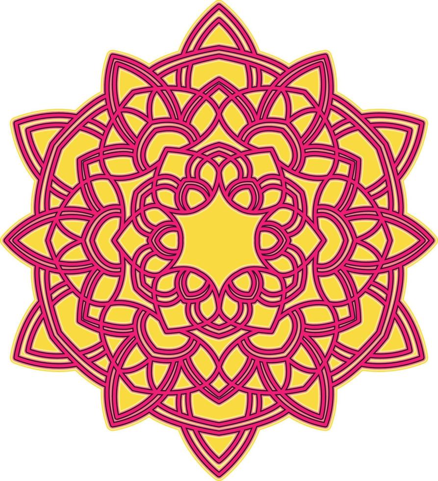 3D Mandala Multilayered Cut File SVG vector