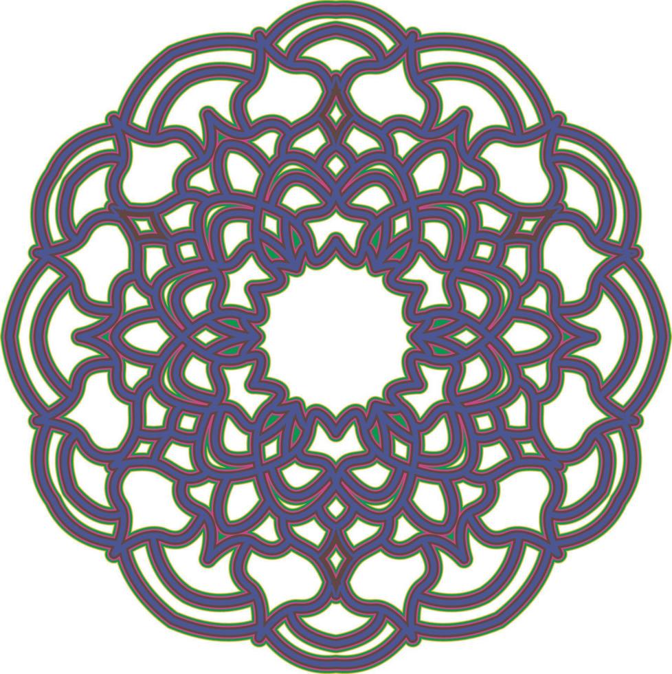 3D Mandala Multilayered Cut File SVG vector