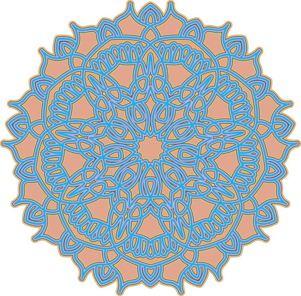 3D Mandala Multilayered Cut File SVG vector