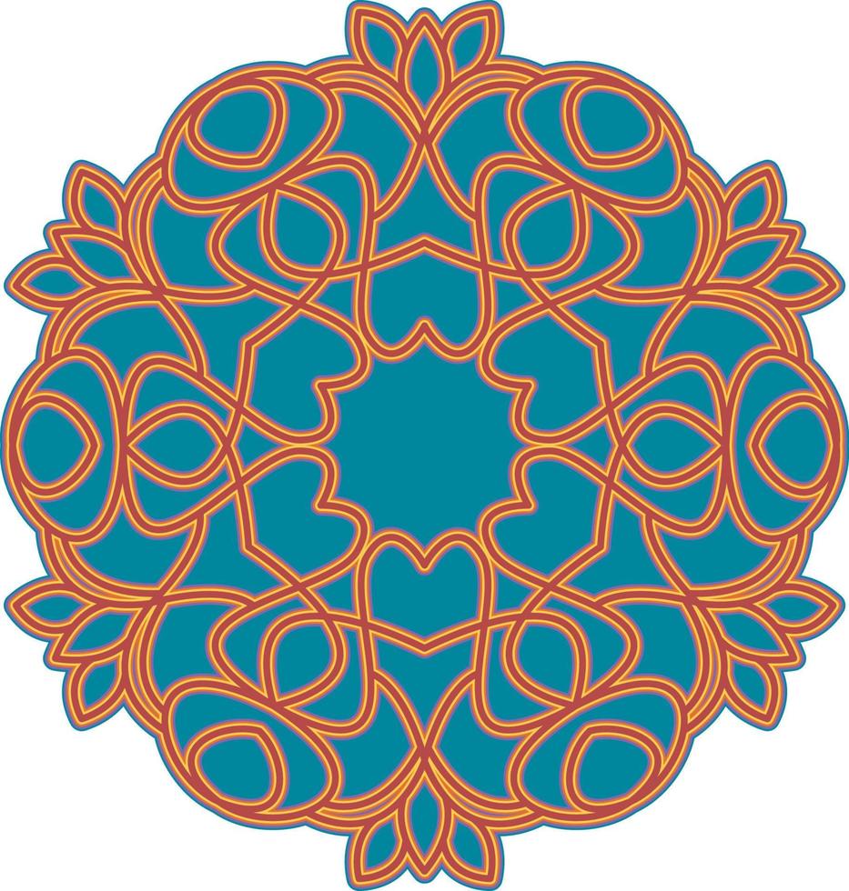 3D Mandala Multilayered Cut File SVG vector
