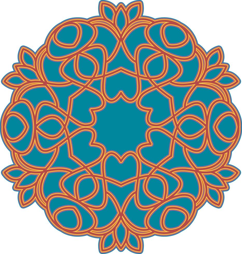 3D Mandala Multilayered Cut File SVG vector