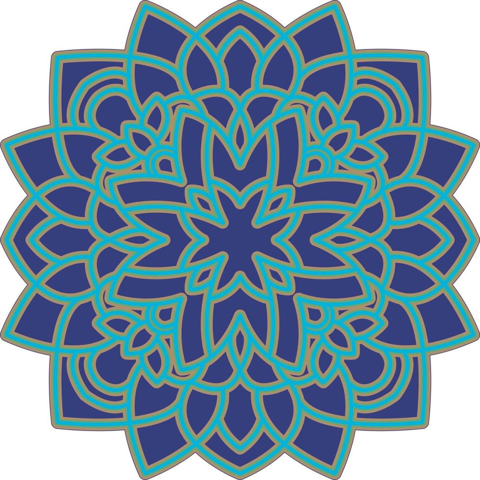 3D Mandala Multilayered Cut File SVG vector