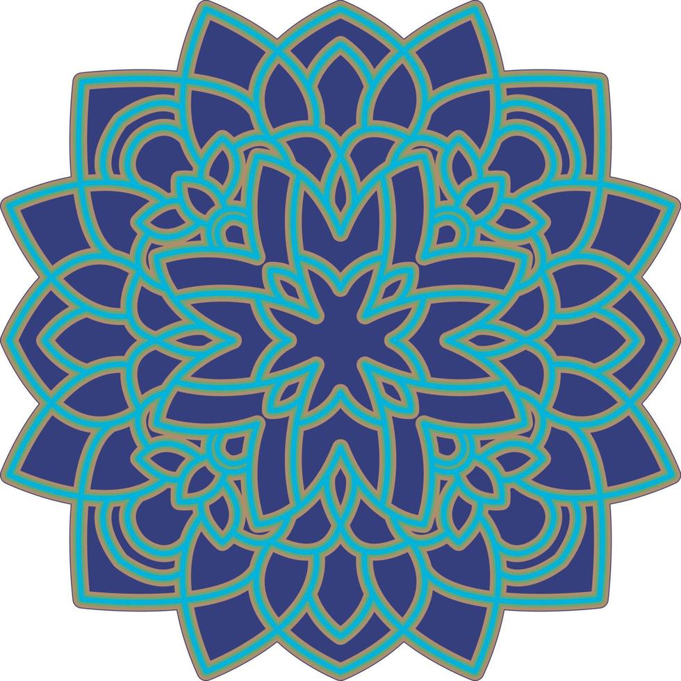 3d mandala multicapa cortar archivo svg vector