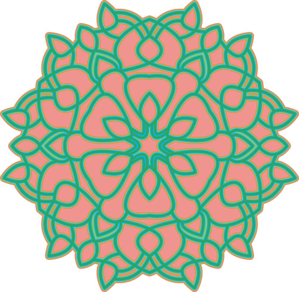 3D Mandala Multilayered Cut File SVG vector