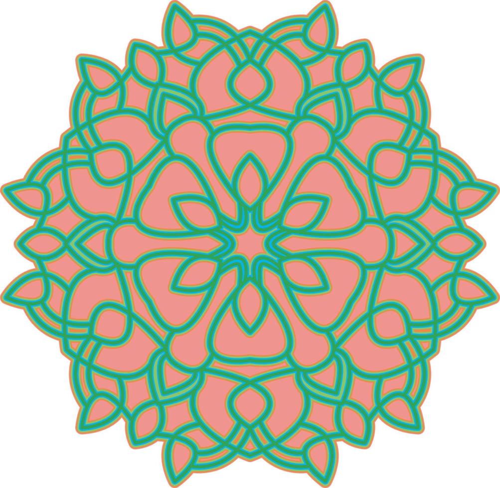 3D Mandala Multilayered Cut File SVG vector