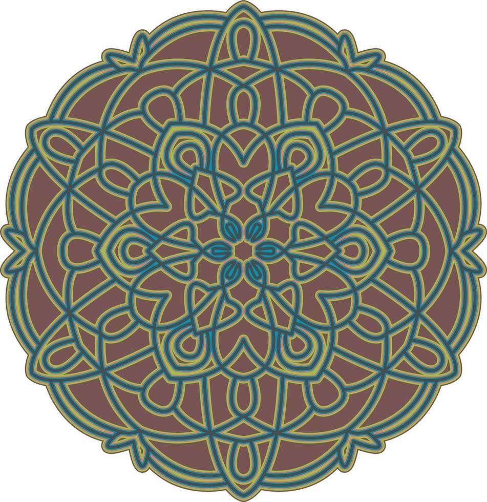 3D Mandala Multilayered Cut File SVG vector