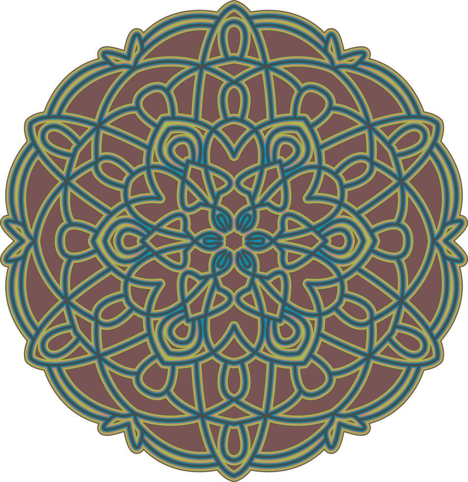 3d mandala multicapa cortar archivo svg vector