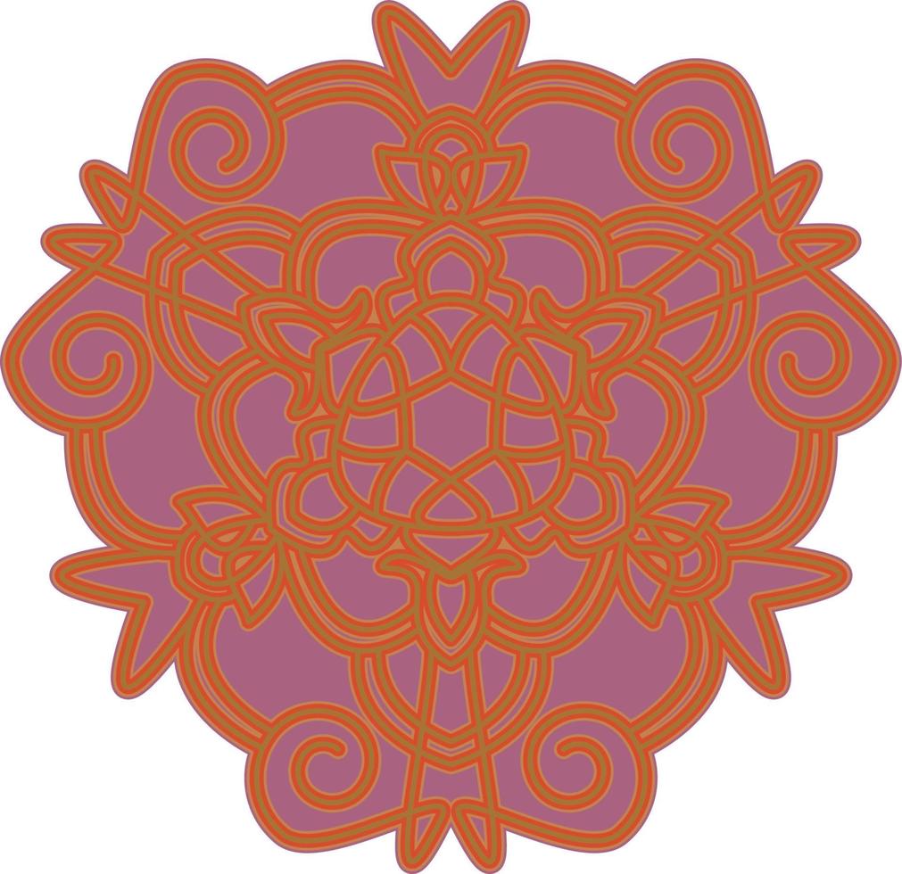 3D Mandala Multilayered Cut File SVG vector