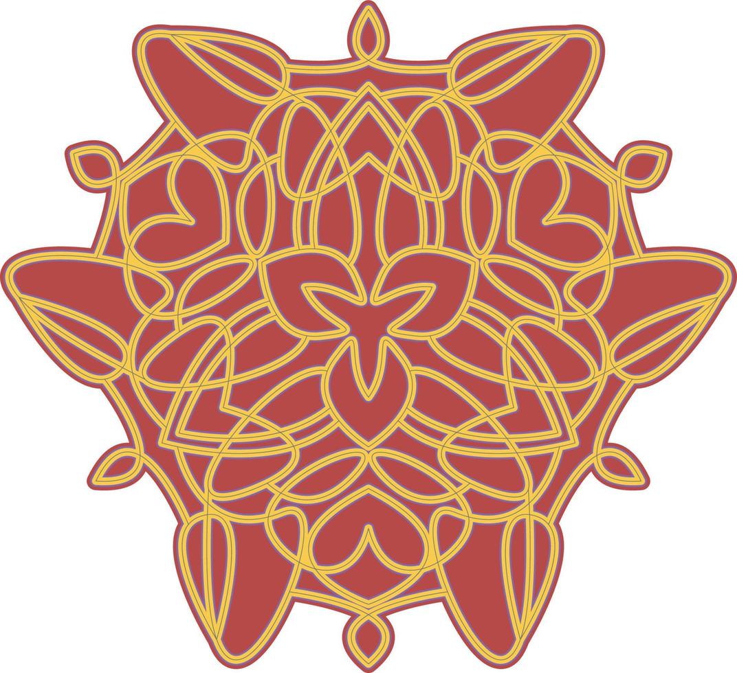 3D Mandala Multilayered Cut File SVG vector