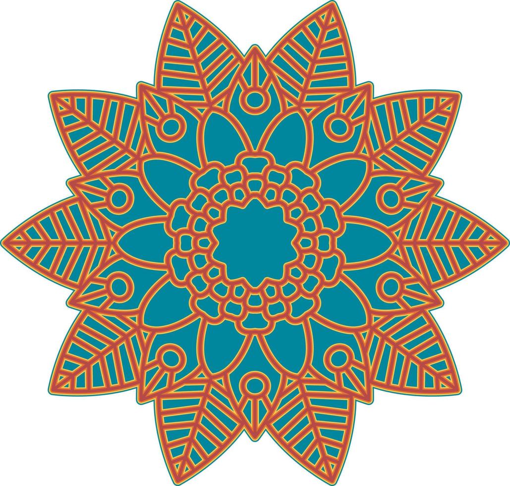 3D Mandala Multilayered Cut File SVG vector