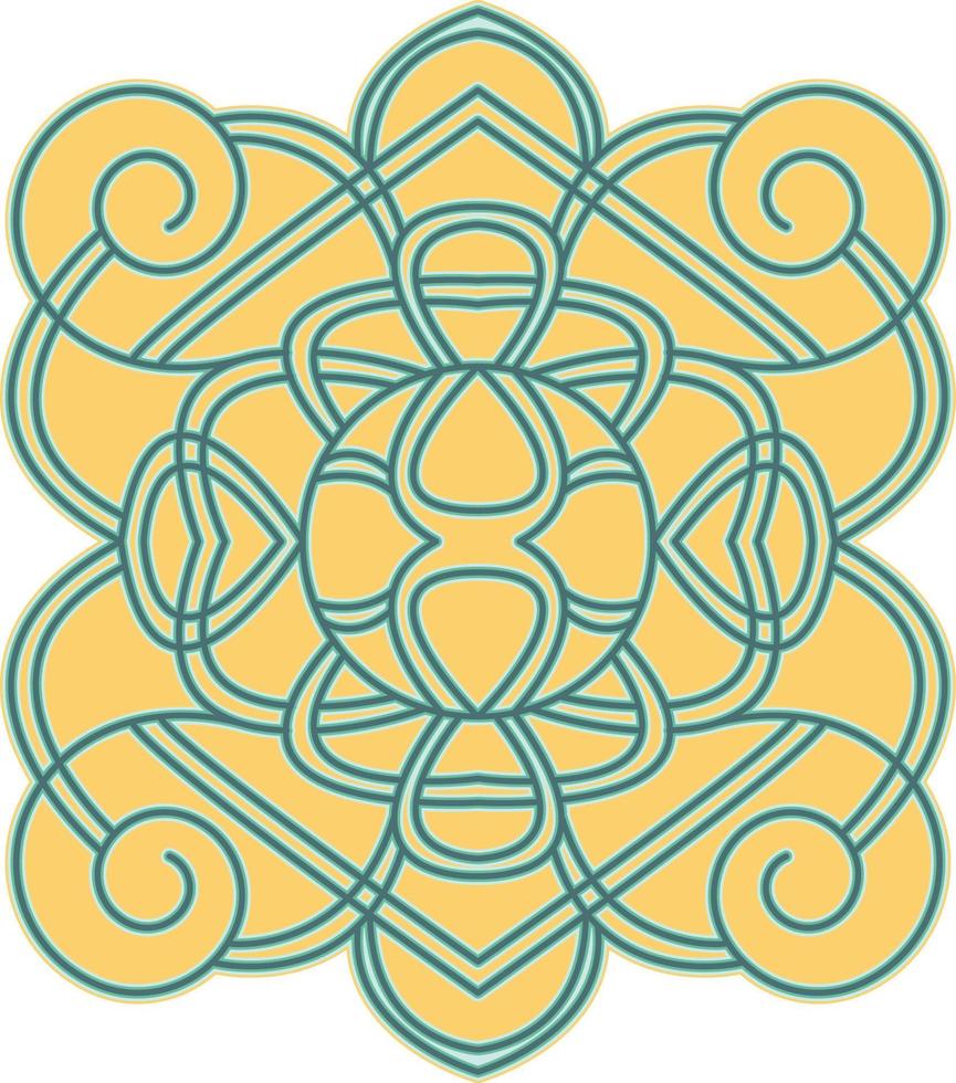 3D Mandala Multilayered Cut File SVG vector