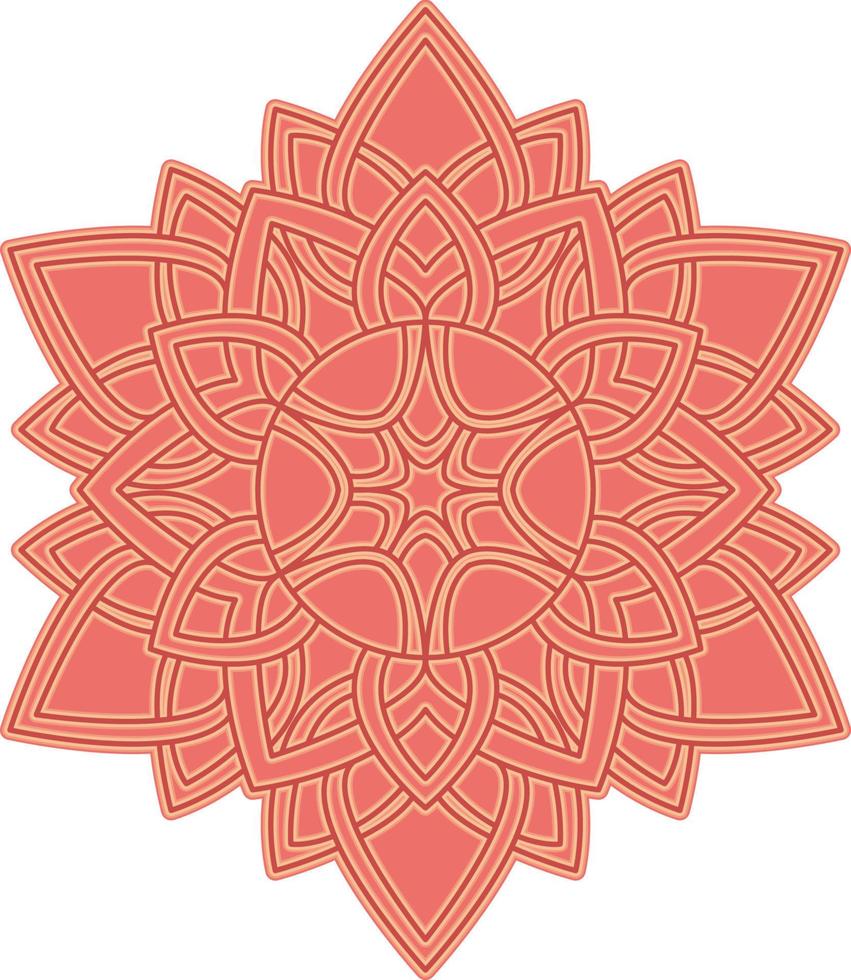 3D Mandala Multilayered Cut File SVG vector