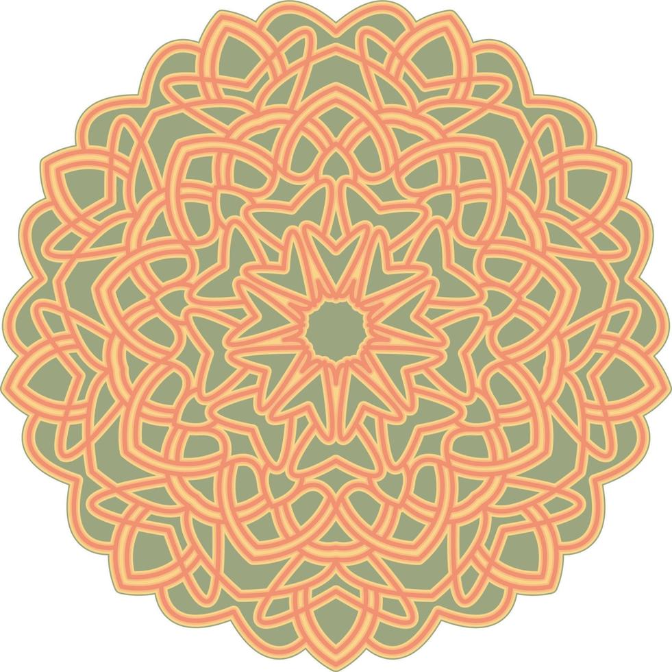 3D Mandala Multilayered Cut File SVG vector