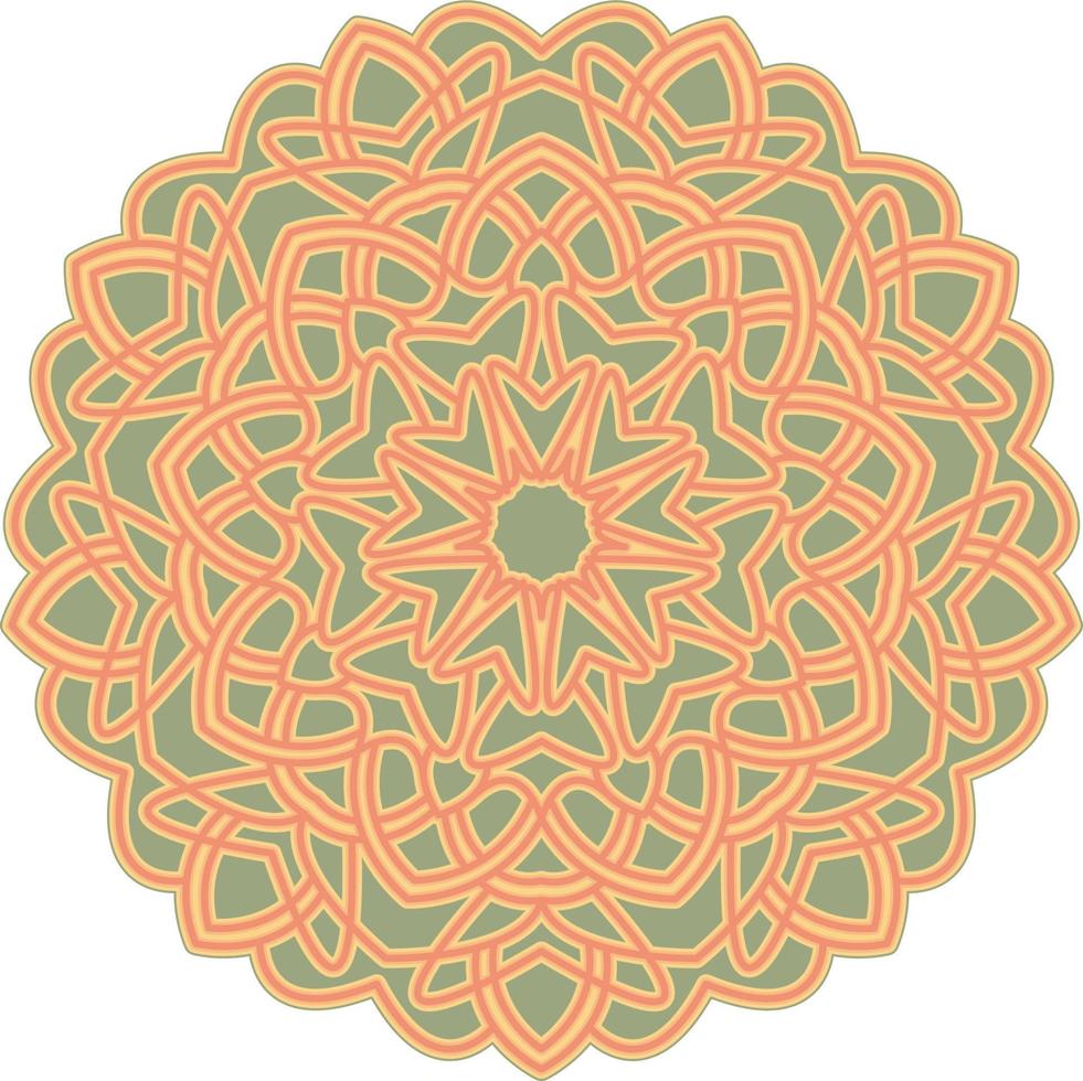 3D Mandala Multilayered Cut File SVG vector